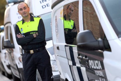 Javier Fernández, coordinador de los agentes tutores de la Policía Municipal.