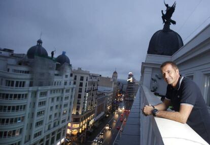 Manu Carre&ntilde;o, en la sede de la Cadena SER.