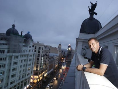 Manu Carre&ntilde;o, en la sede de la Cadena SER.