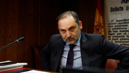 El exministro José Luis Ábalos, en mayo en la comisión de investigación sobre el 'caso Koldo'.