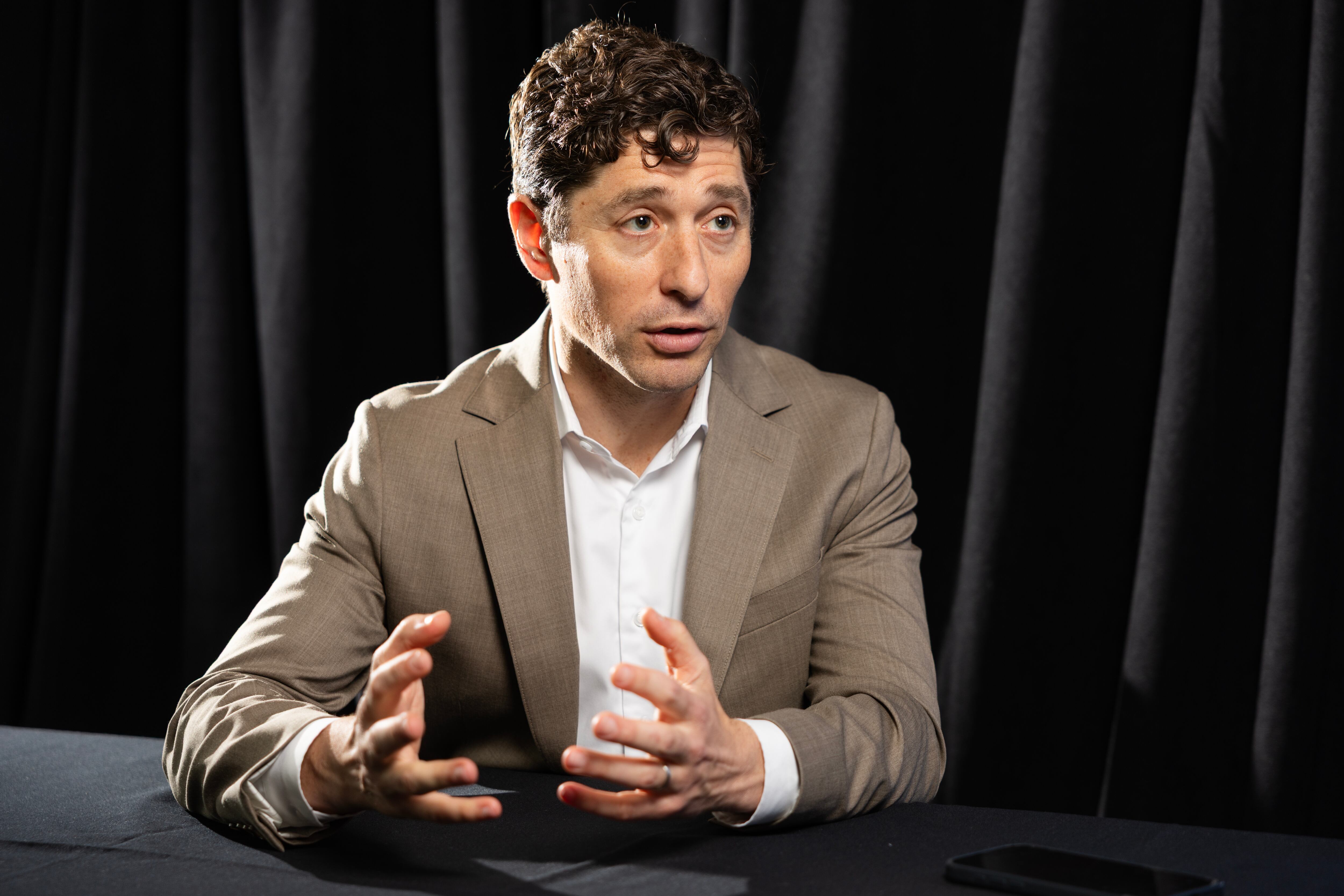 Jacob Frey, alcalde de Minneapolis, durante su entrevista con EL PAÍS.