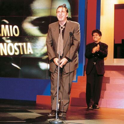 El protagonista de la 44 edición del festival fue un Al Pacino que debutaba como director con 'Looking for Richard' (1996) y que recibió el Premio Donostia de manos de Almodóvar.