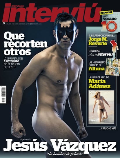 El presentador decidió reivindicar el Orgullo Gay en la semana que se conmemoraba esta fiesta de 2010. Era la primera vez que un hombre posaba desnudo en la portada de la revista.