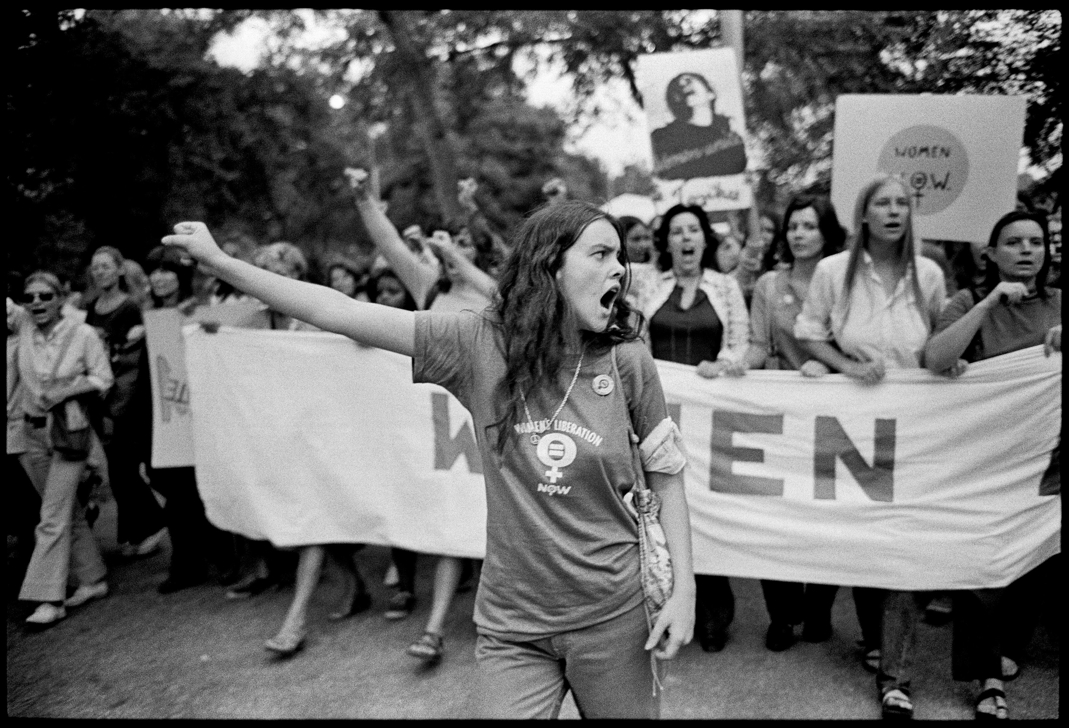 'Manifestación feminista, Nueva York, 1970', de la fotógrafa estadounidense Mary Ellen Mark.