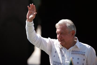 Andrés Manuel López Obrador, en Iguala, México, en febrero de 2021.