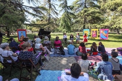 Acto de presentación de los Veranos de la Villa 2018 en el parque de la Emperatriz María de Austria de Carabanchel.