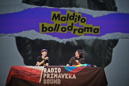 Bake Gómez y Laura Terciado, responsables del podcast 'Maldito bollodrama'.