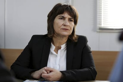 Lilianne Ploumen, ministra holandesa de Comercio Exterior, en Jordania en 2015.