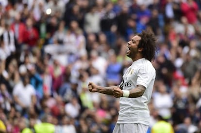 Marcelo, tras marcar al Levante. 