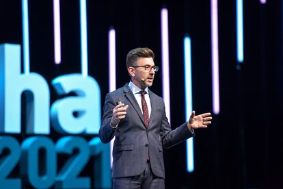 Marc Brackett en el foro WISE de la Fundación Qatar, en diciembre de 2021.