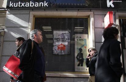 Una sucursal de Kutxabank.