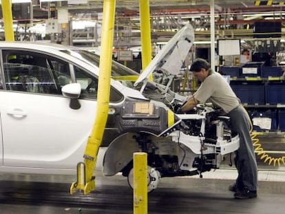 La planta de Opel en Figueruelas