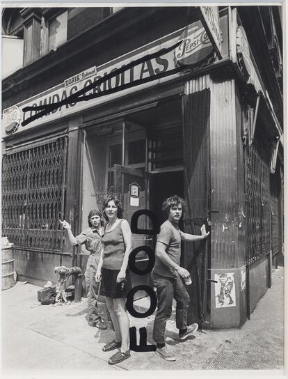 'Food' (1971), fotografía intervenida de Richard Landry y Gordon Matta-Clark.