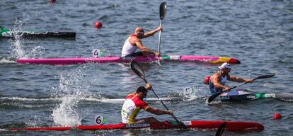 Craviotto, en las series de este viernes de K1 200m.