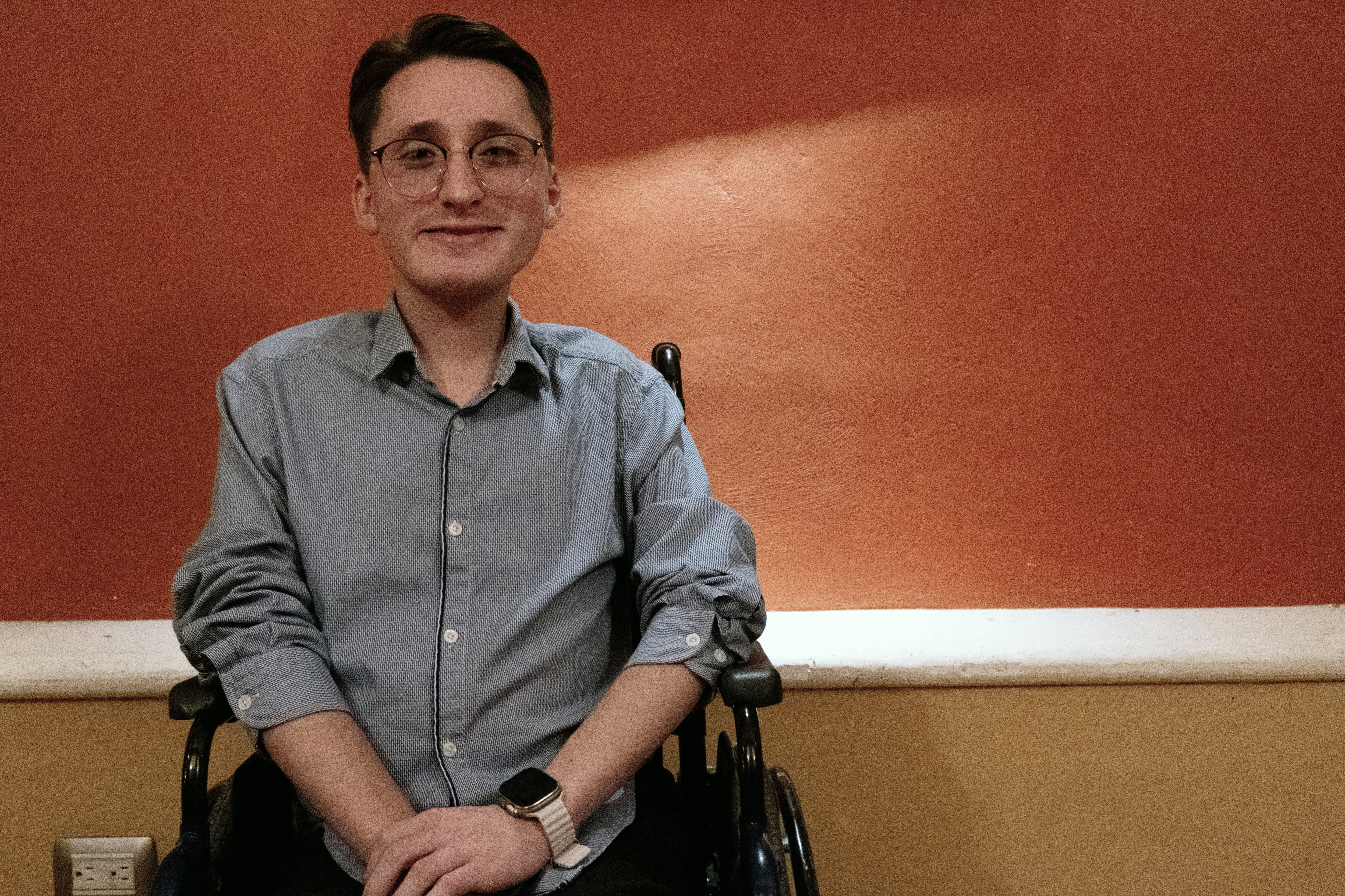 Ian Figueroa, licenciado en Relaciones Internacionales y fundador de la asociación Otro Sentir, de Sonora.