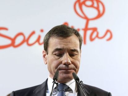 Tomás Gómez, tras su destitución.