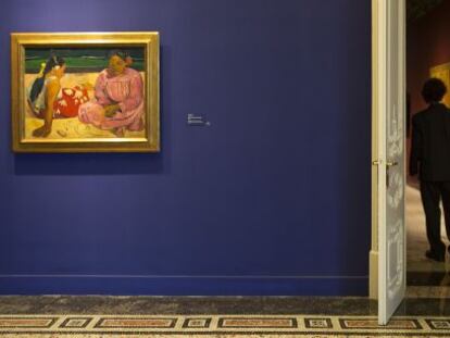 &#039;Mujeres de Tahiti&#039;, de Gauguin (1891), podr&aacute; verse en el primer piso de la Mapfre hasta enero. 