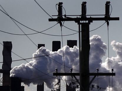 Una acería a unos 80 kilómetros al sur de Sidney, el pasado jueves.