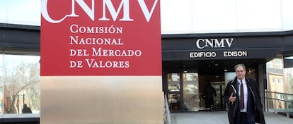 Imagen de la sede de la CNMV en Madrid.