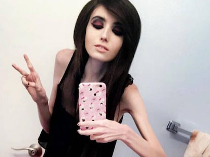La 'youtuber' acusada de promover la anorexia, Eugenia Cooney.