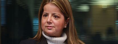 Elsa Noguera en la redacción de Cinco Días.