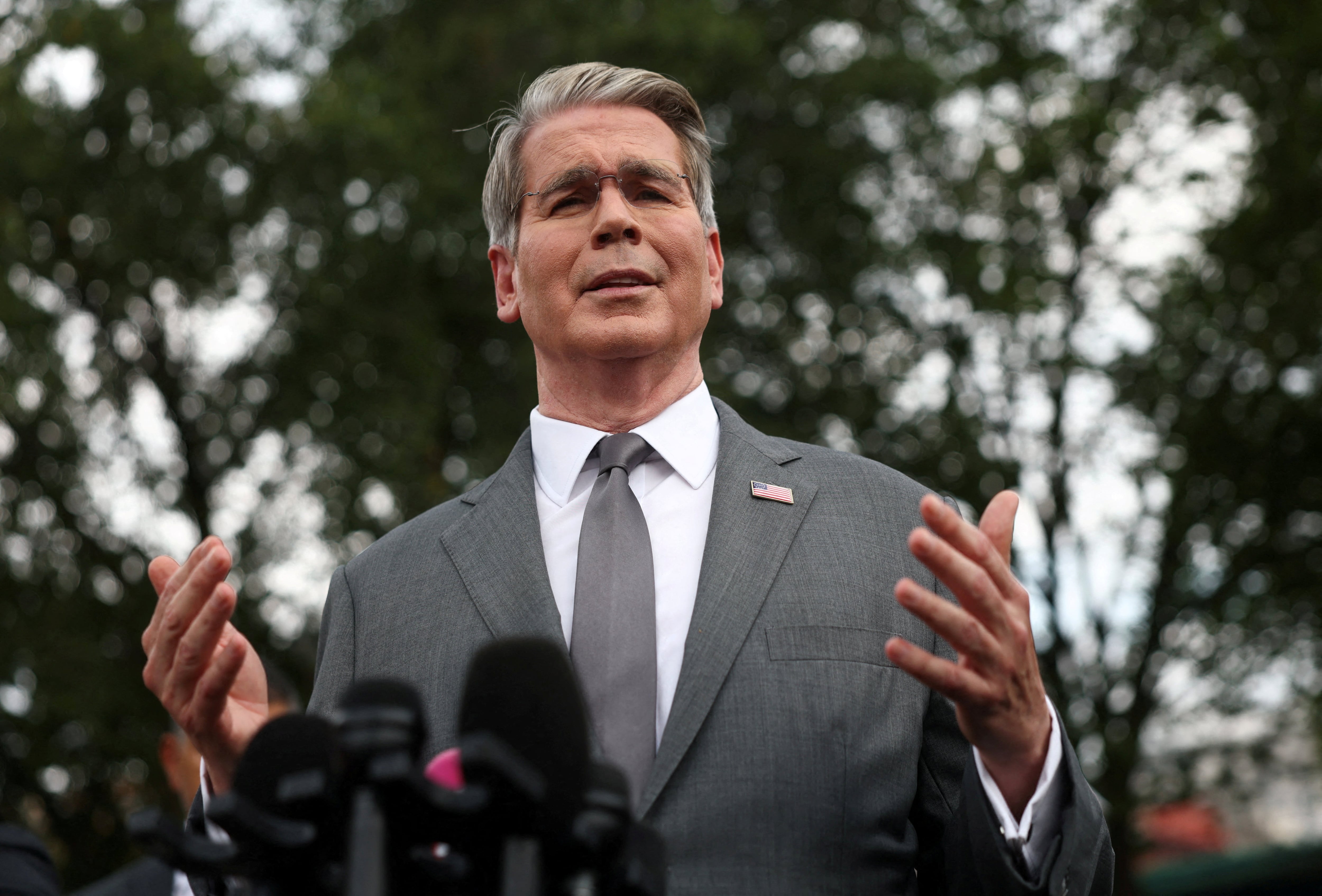 El secretario del Tesoro de EEUU, Scott Bessent, el pasado jueves. 