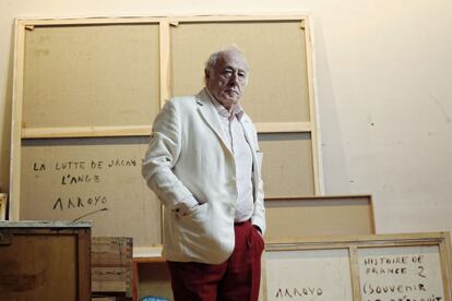 El pintor Eduardo Arroyo.