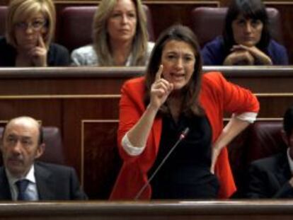 La portavoz parlamentaria del PSOE, Soraya Rodríguez, en una imagen de octubre.