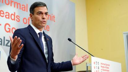 El president del Govern espanyol, Pedro Sánchez, a Salzburg la setmana passada.