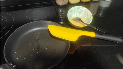 Espátula en una cocina