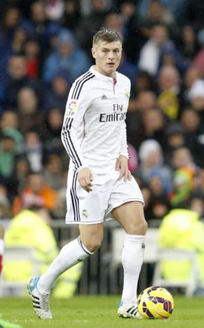 Kroos, en un momento del partido.