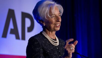 Christine Lagarde, en Washington el 3 de abril.