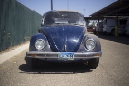 El coche con el que Juan Manuel Aguilar Freeman llegó a Tijuana desde la Ciudad de México en 1995.