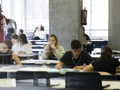 Biblioteca en la Universidad Autónoma de Madrid.