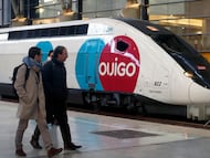 Un tren de alta velocidad de Ouigo en la estación María Zambrano de Málaga.