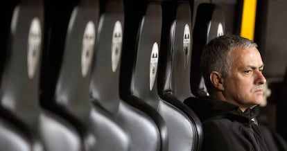 Fotografía de archivo del exentrenador del Real Madrid Jose Mourinho