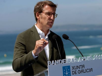 El presidente de la Xunta y líder del PP gallego, Alberto Núñez Feijóo.