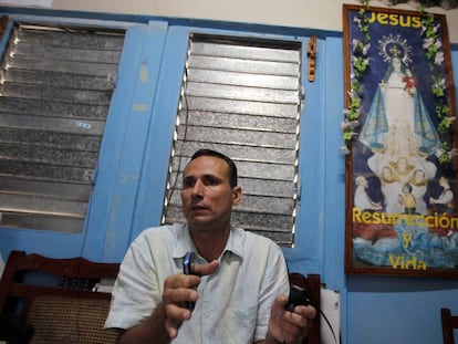 El opositor José Daniel Ferrer en Cuba en 2012.
