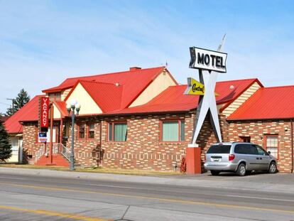 Imagen de un motel de Great Falls, la ciudad en la que Richard Brautigan creyó que se había quedado solo para siempre.