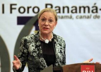 La presidenta de la Fundación Euroamérica, Benita Ferrero-Walden, participa en el I Foro Panamá-Unión Europea.