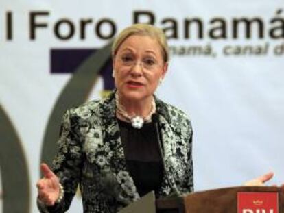 La presidenta de la Fundación Euroamérica, Benita Ferrero-Walden, participa en el I Foro Panamá-Unión Europea.
