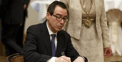 El secretario del Tesoro de EE UU, Steve Mnuchin.