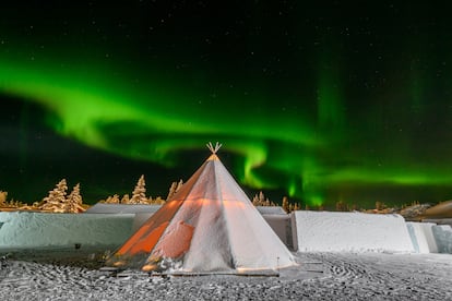 Hotel de hielo Jukkasjarvi Hice Hotel en Kiruna (Suecia)