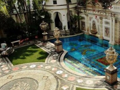 Una imagen de la mansión de Gianni Versace en Miami.