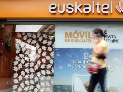 Imagen de una sucursal de Euskaltel. 
