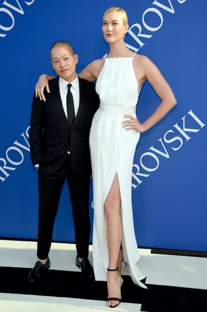 Jason Wu y Karlie Kloss.