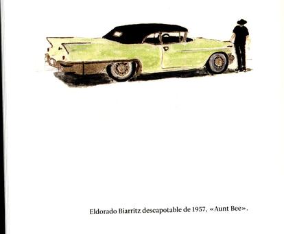 Ilustración de Neil Young para 'Special Deluxe: Mi vida al volante'