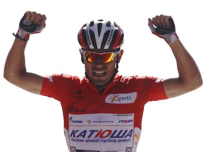 El corredor del Katusha Joaquim "Purito" Rodríguez, en La Vuelta. 