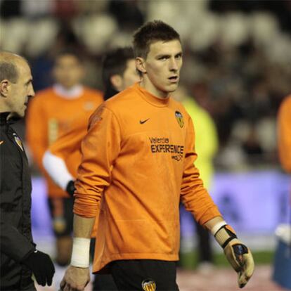 Guaita, ayer en Mestalla.