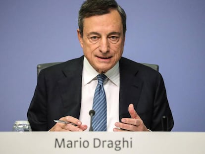 El presidente del Banco Central Europeo (BCE), Mario Draghi. 